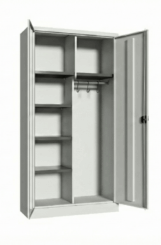 Flügeltürschrank, Putzschrank, Universalschrank, Stahl, abschliessbar, verstauen, böden als auffangwannen, Chemikalienschrank